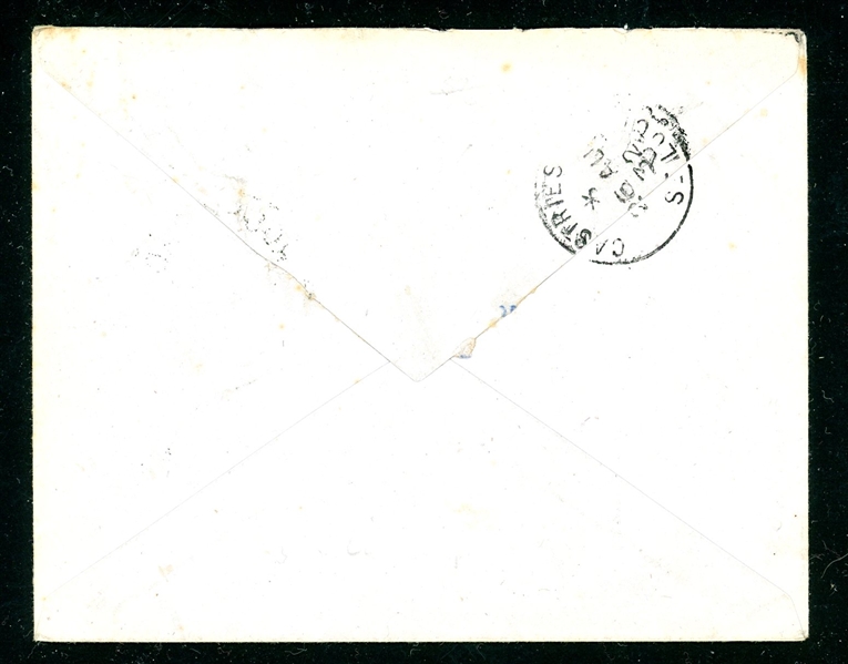 Jamaica Scott B1 on Cover to St Lucia, 1932 with Postage Due (Est $60-90)