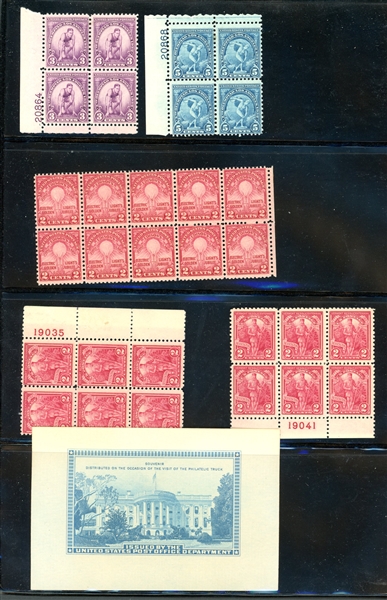USA 1920-30's Mostly Mint Accumulation on Stock Sheets (Est $300-400)