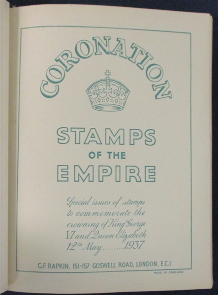 British 1937 Coronation Issue with Book (Est $50-100)
