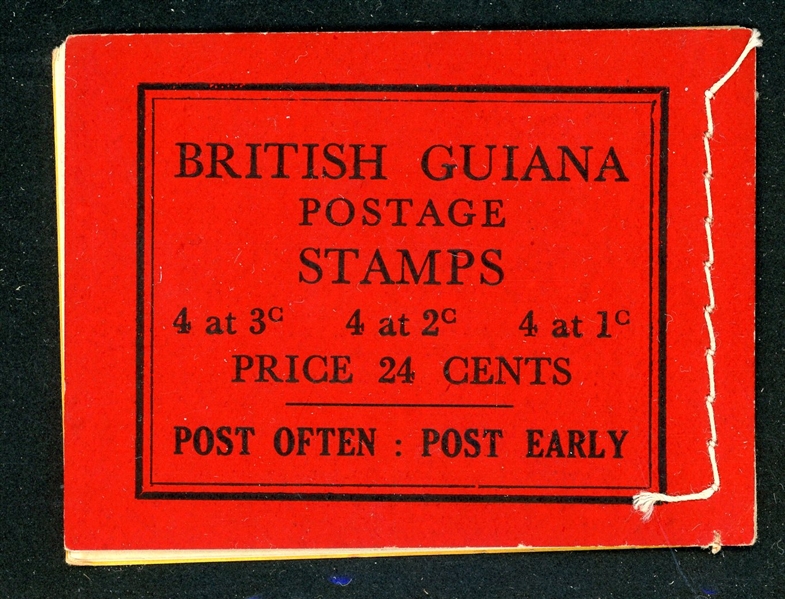 British Guiana 1945 24c Booklet SG SB9e Mint (SG £95)