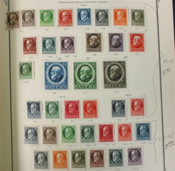 Germany and Areas Collection in Scott Album (Est $100-150)