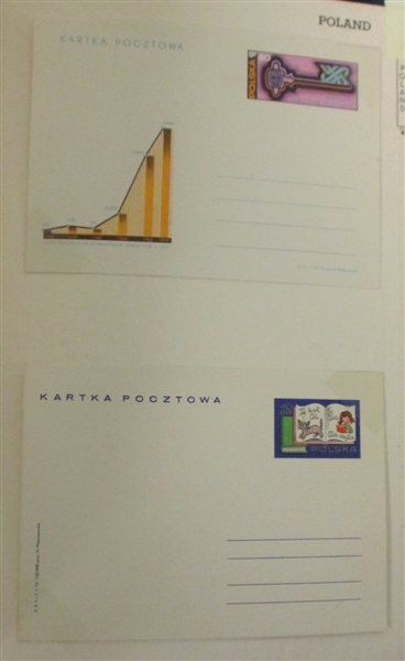 Poland Postal Cards and Polonus Show Sheetlets (Est $100-150)