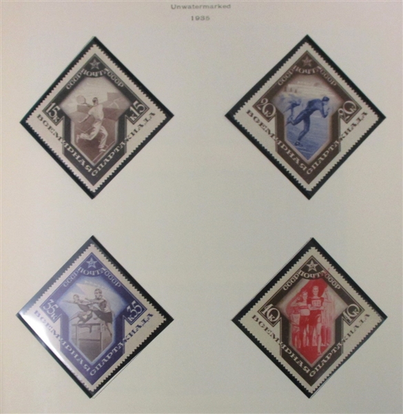 Beefy Russia Collection to 1968 in Scott Specialty Album (Est $5000-6000)