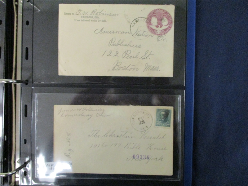 Mahoning County Ohio Group of Cards and Covers (Est $200-250)