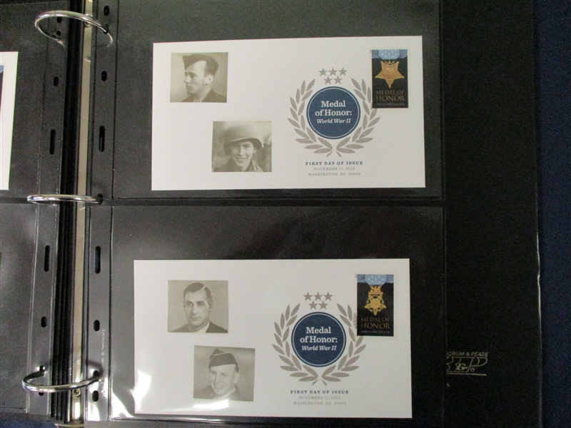 USA Medal of Honor Topical Collection of Covers (Est $75-100)