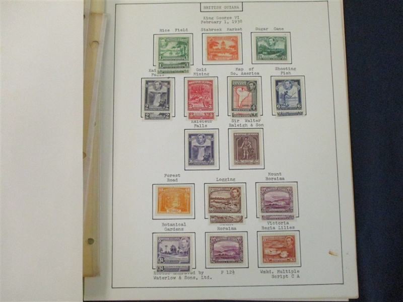 British Guiana/Guyana Collection, 1935 to 1975 (Est $200-300)