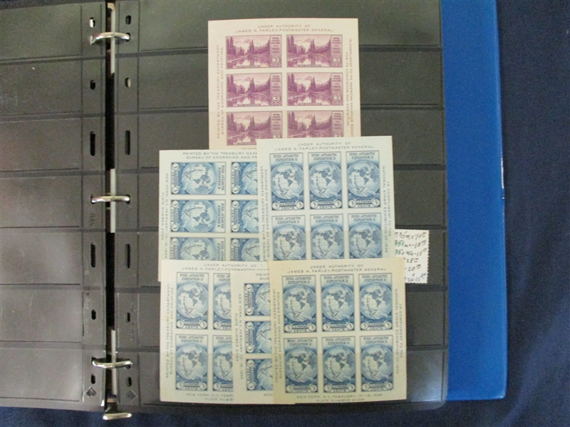 Hoard of Higher Value Used Stamps and Multiples (Est $200-300)
