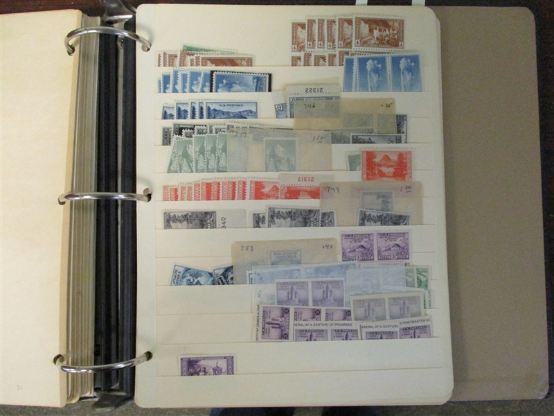 Huge Dealer Stock of Mostly Mint Stamps (Est $900-1200)