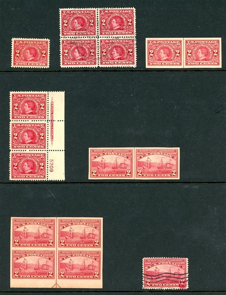 USA Scott 370-373 Assortment, 1909 Issues Mint/Used (SCV $400+)