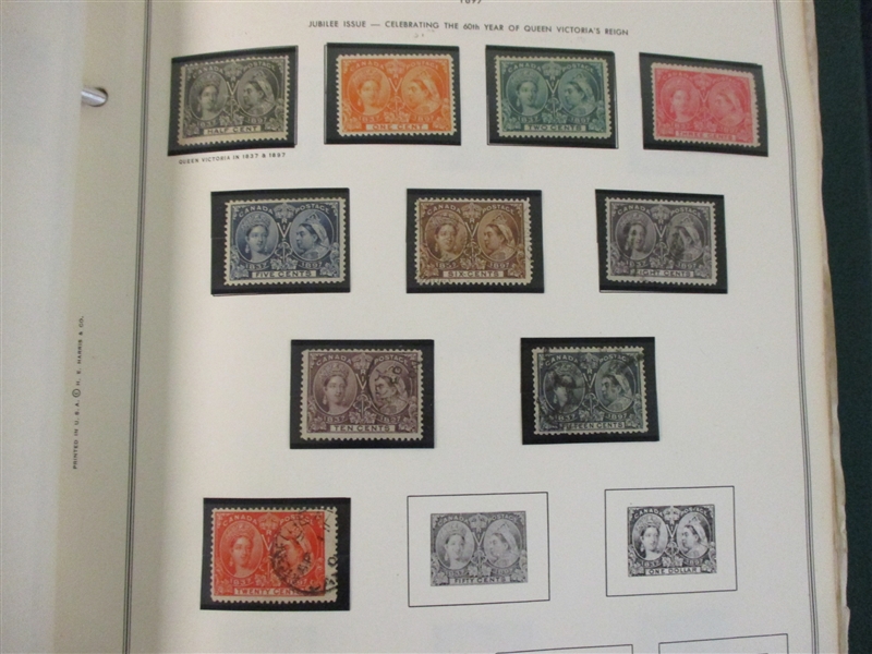 Canada Collection in Harris Album to 1988 - Many Better! (Est $2200-2500)