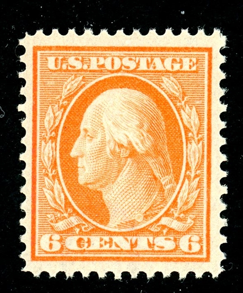 USA Scott 379 MNH VF, 1911 6c Washington (SCV $85)
