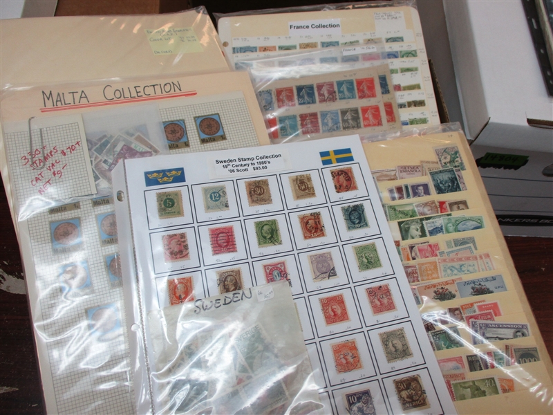 Worldwide Boxlot 1 - Many Country Collections (Est $200-400)