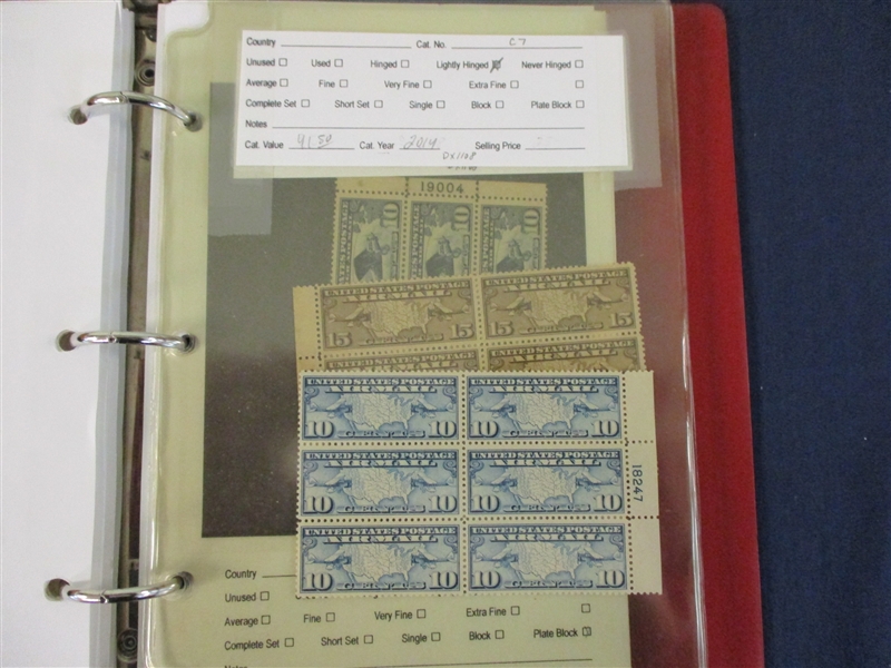USA Back of Book Booklets, Panes, Plate Blocks (Est $200-250)