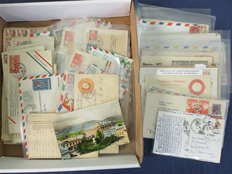 Mexico Postal History Covers/Cards (Est $90-120)