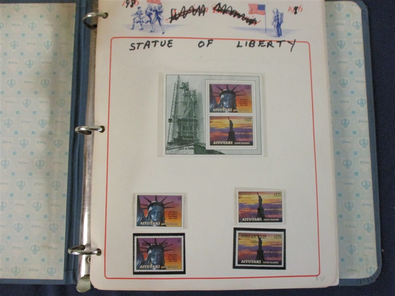 Statue of Liberty 1986 Centenary Topical Collection (Est $90-120)