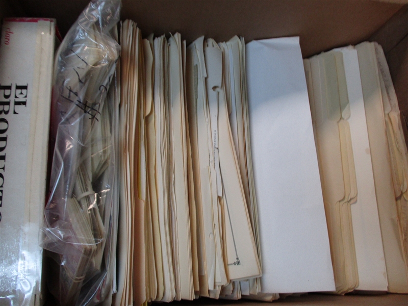 Moving Box #1 with Foreign Folder Lots, 1000's (Est $250-300)