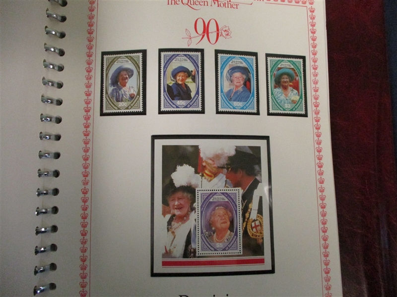 Queen Mother 3 Volume Mint Collection (Est $150-200)