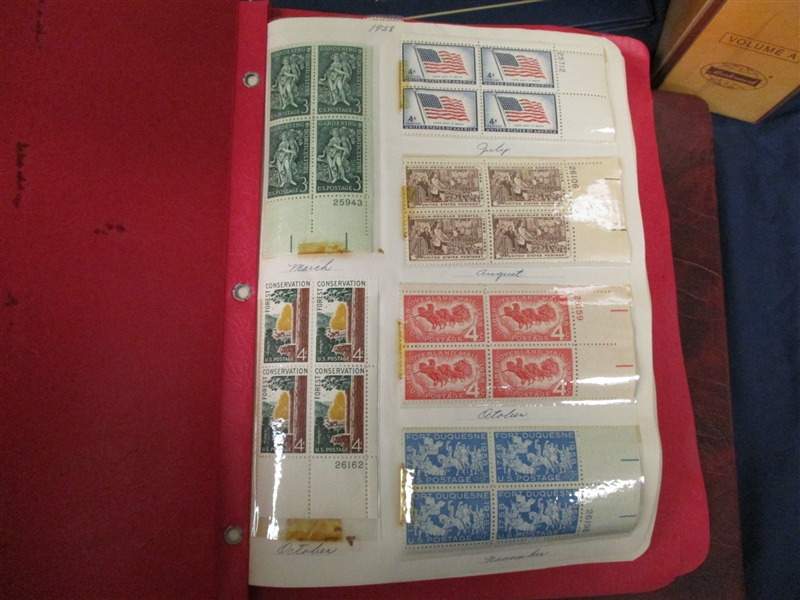 Large Box - Mostly Mint Collection, Plate Blocks, Postage (Est $200-250)