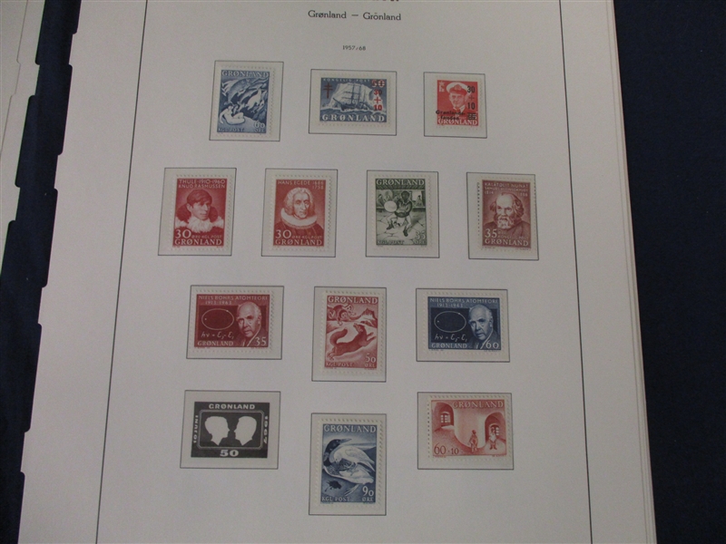 Greenland Collection on Hingeless Pages to 1985 (Est $90-120)