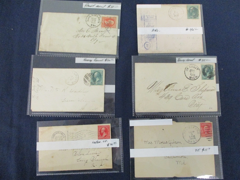 USA 19th/Early 20th Century Cover Lot (Est $200-250)