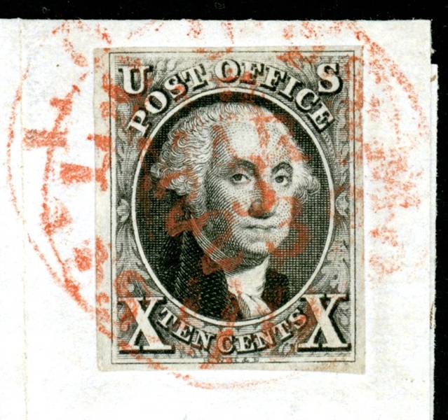 USA Scott 2 Used on Folded Letter, St Louis CDS with 2013 PF Cert (SCV $1500)