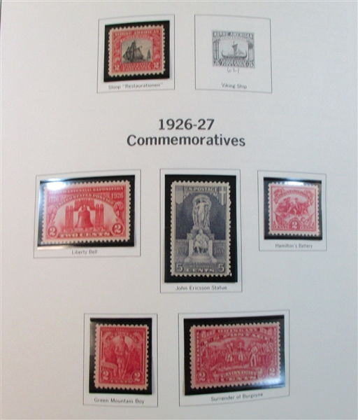 USA Mint Stamps on Mystic Pages, 1923-2013 (Face $1386)