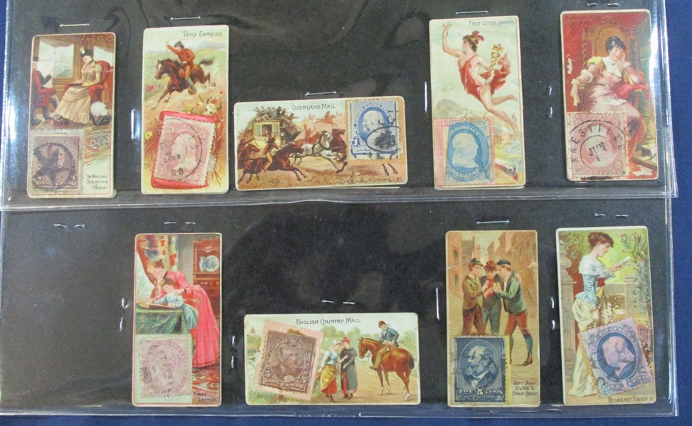 W. Duke & Co. Postage Stamp Picture Cards (Est $90-120)