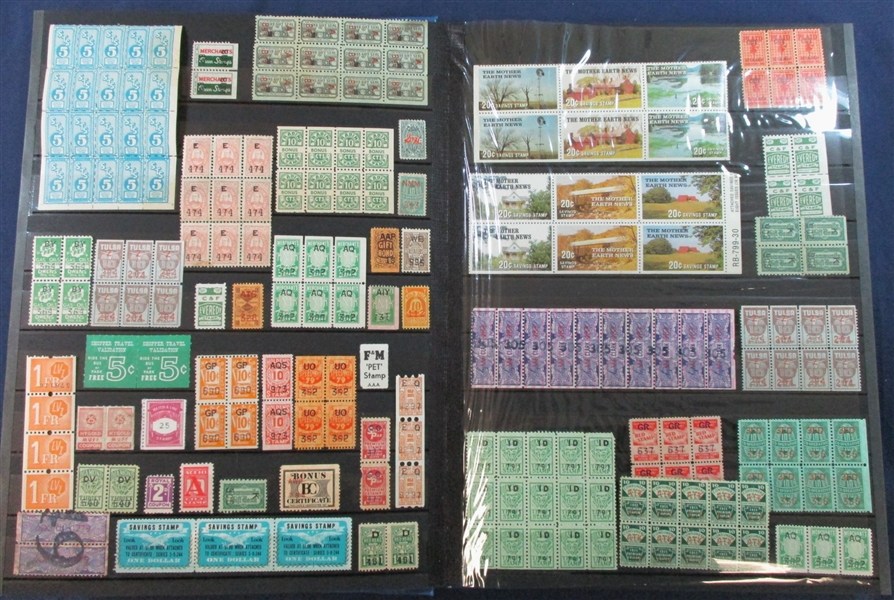 Merchant Trading Stamps, Gift Stamps, Etc Accumulation (Est $90-120)