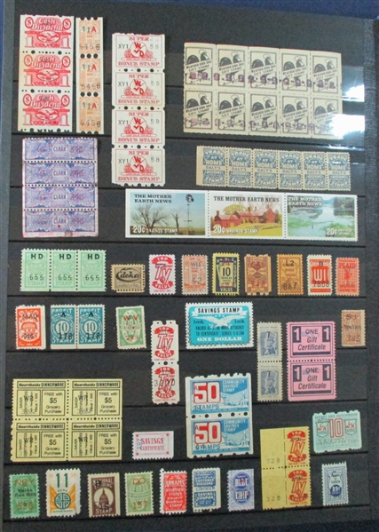 Merchant Trading Stamps, Gift Stamps, Etc Accumulation (Est $90-120)