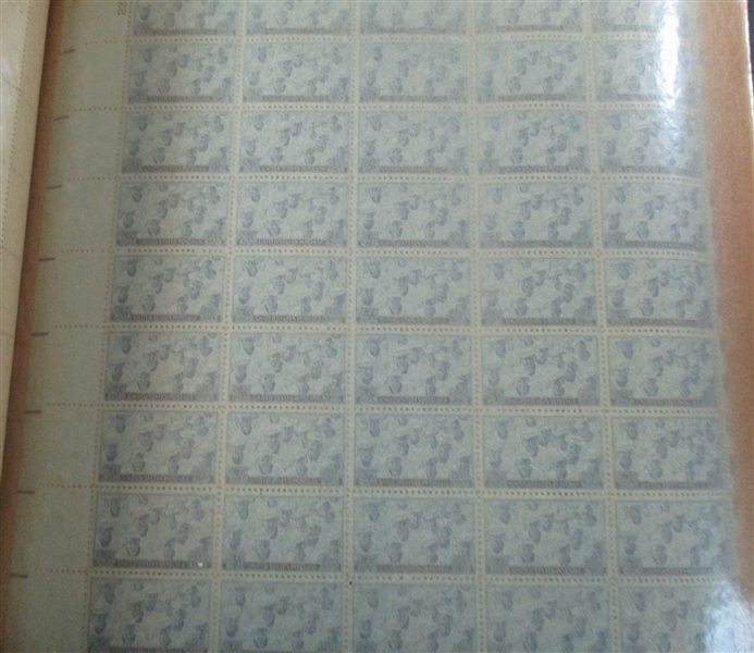 USA Mint Sheets, 3¢ Era (Face $314)