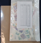 Canada Postage Lot - 60¢ to 95¢ Values (Face $594)