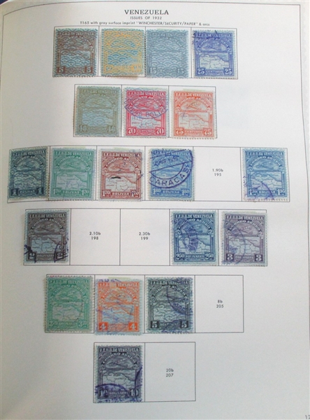 Central and South American Collections in Minkus Albums (Est $750-1000)