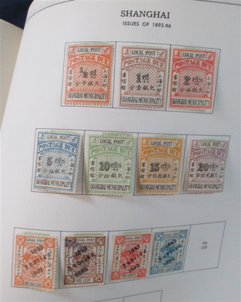 China/Republic of China Collection in Minkus Album to 1971 (Est $250-300)