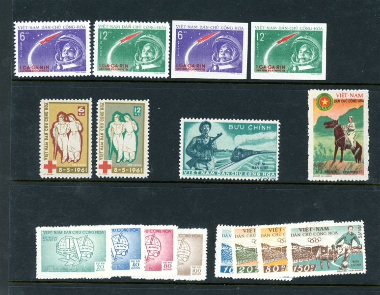 North Vietnam All Different Unused Sets, 1959-1961 (SCV $230)
