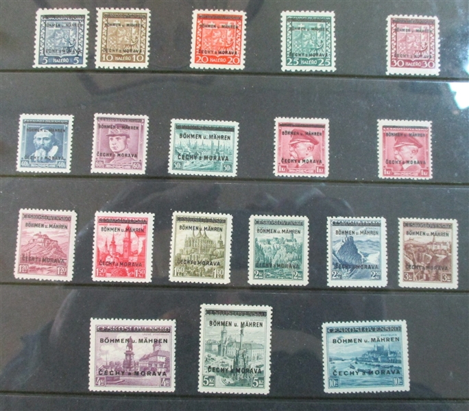 Czechoslovakia Wir Sind Frei Overprint Accumulation Stamps/Covers (Est $150-200)