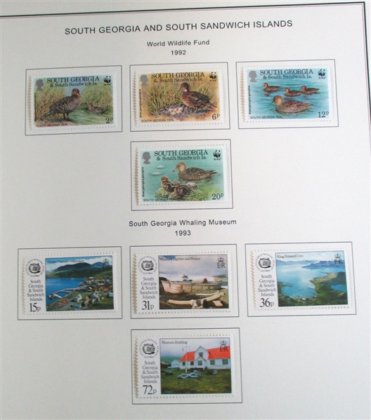 South Georgia Mostly Unused Collection on Scott Pages (Est $120-150)