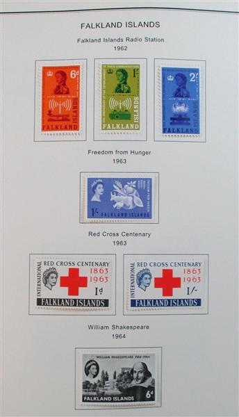 Falkland Islands Unused/Used Collection on Pages (Est $275-350)