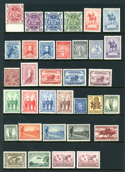 Australia and States Mint/Used on Stockpage (Est $275-350)