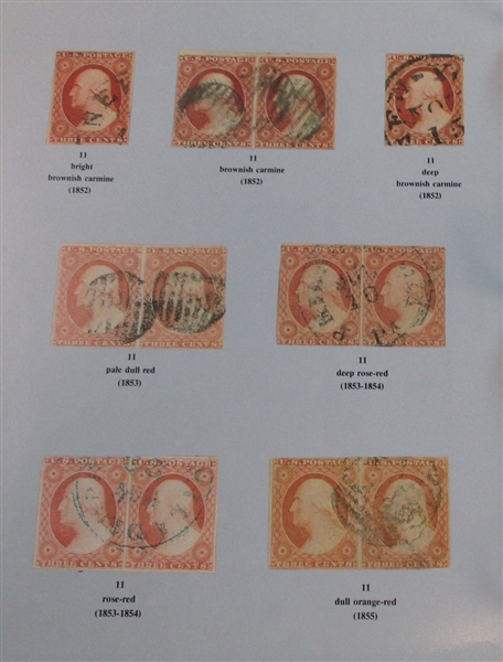 White's Encyclopedia of the Colors of United States Postage Stamps, Volumes I-IV (Est $300-400)