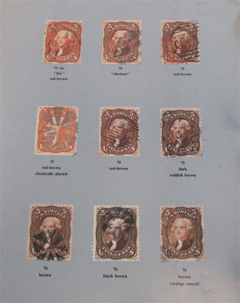 White's Encyclopedia of the Colors of United States Postage Stamps, Volumes I-IV (Est $300-400)