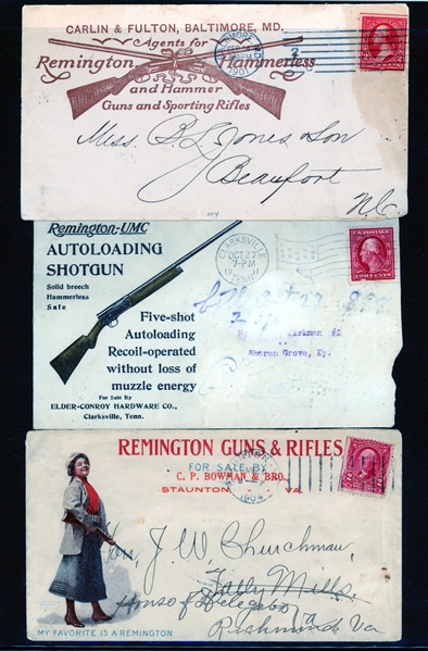 Rifle and Ammo Advertising Cover Accumulation (Est $150-250)