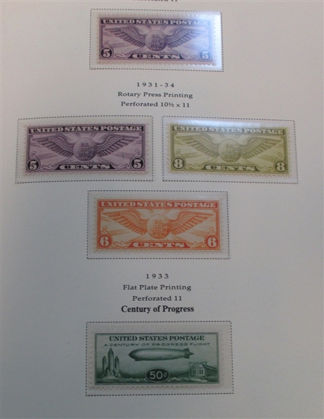 USA MNH Collection in Scott Specialty Album to 1980's (Est $400-500)