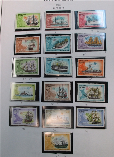 Christmas Island Mostly Mint Collection on Pages (Est $120-150)