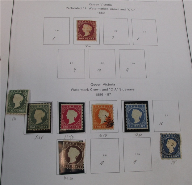 Gambia Collection to 2015 in 2 Binders - Many Nice Topicals! (Est $300-350)
