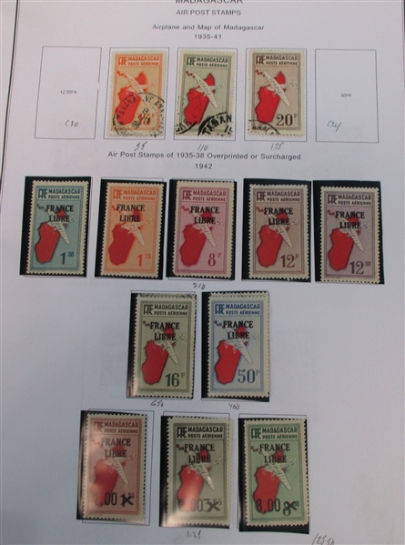 Malagasy Republic Collection on Pages to 1990's (Est $125-150)