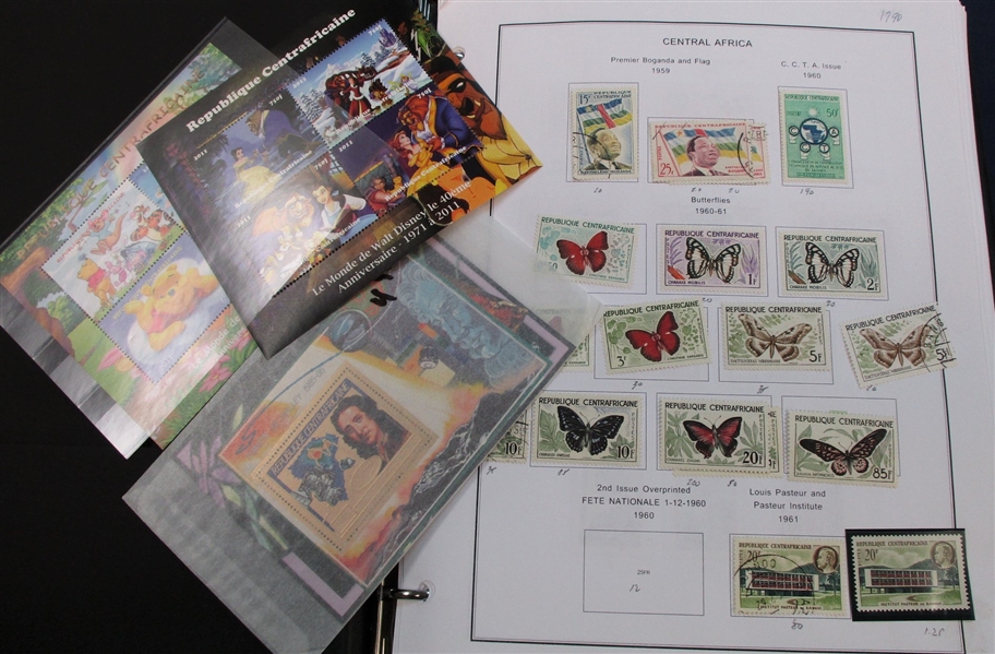Central Africa Collection on Pages to 2002  (Est $150-200)