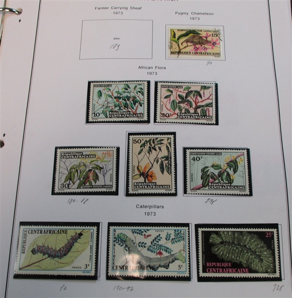 Central Africa Collection on Pages to 2002  (Est $150-200)