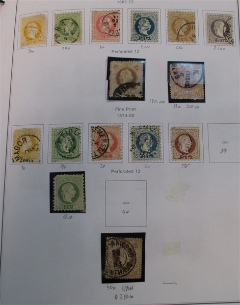 Austria Collection on Pages, 1850-2015 in Large Binder (Est $500-750)