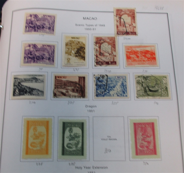 Macao Mint/Used Collection to 2016 (Est $700-900)