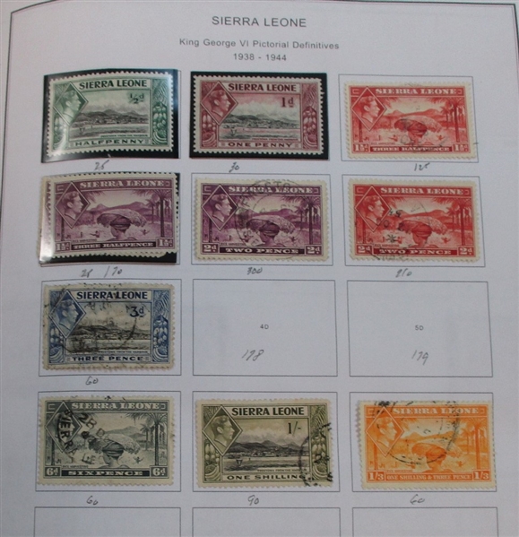 Sierra Leone Mostly Mint Collection (Est $350-450)